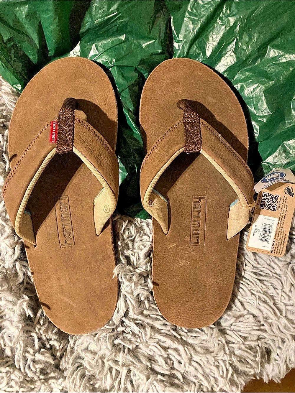 Hari Mari Pier Flip Flop Brown US 11